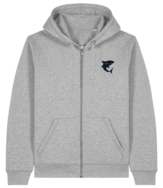 Unisex Bio Sweatjacke Stanley Stella (grau)